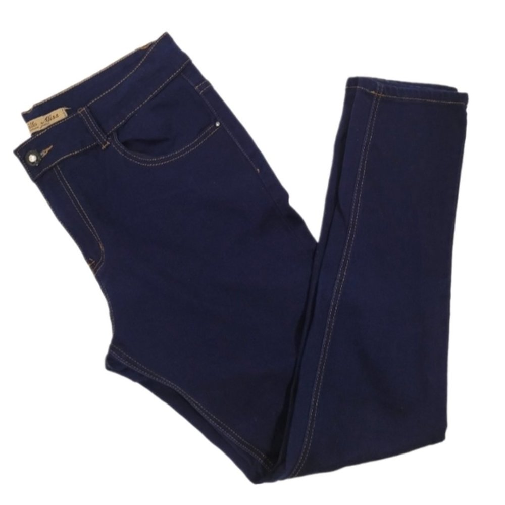 Hello Miss Womens Stretchy Dark Blue Jeans,Size 31 Buy 2, get the third one free